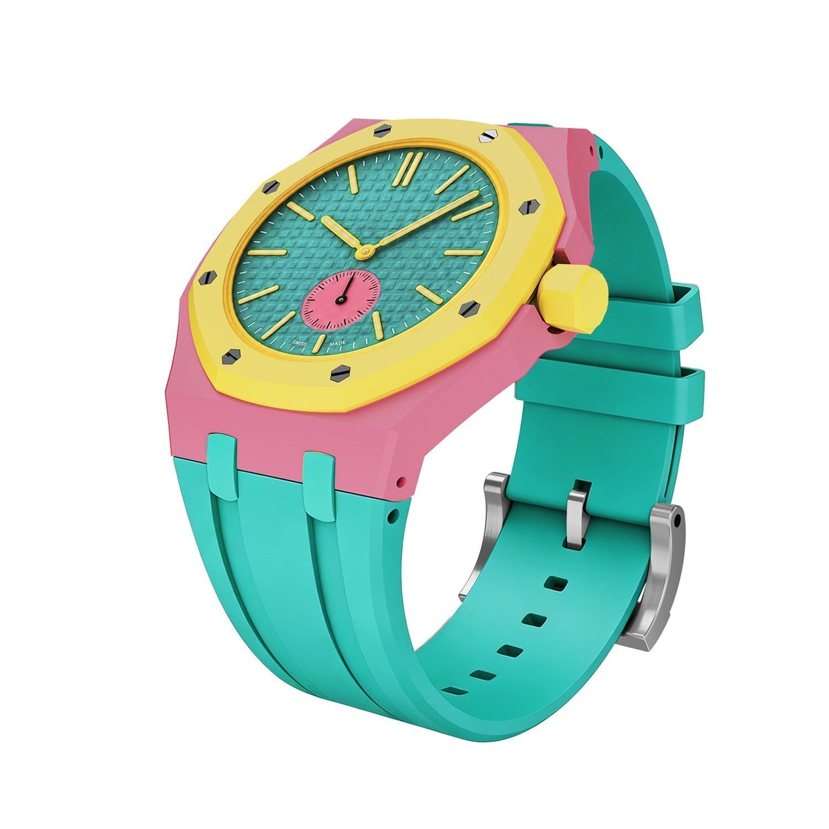 AuraEcho Strap Exclusive Bioceramic Case & Silicone Strap
