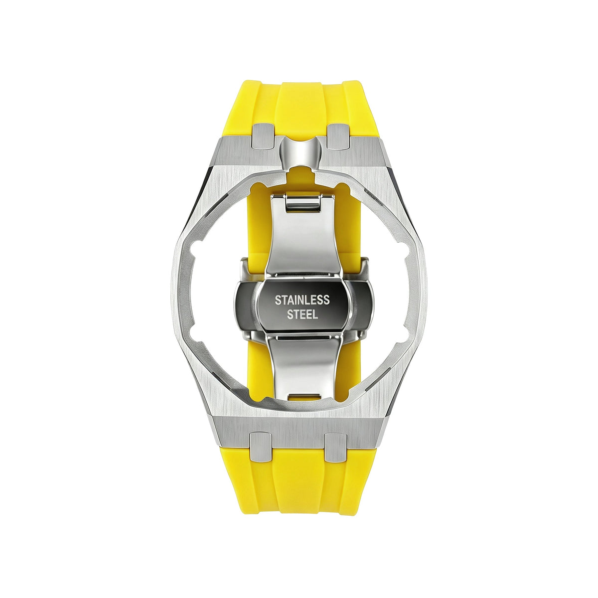 AuraEcho Strap Exclusive Steel Case & Silicone Strap With Cradle