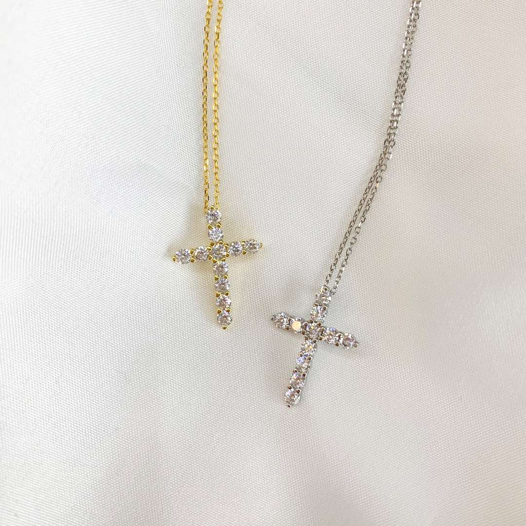 [AuraEcho]Unique Cross Shape Necklace