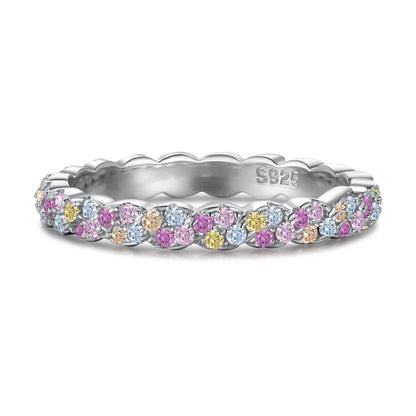 [AuraEcho]Dainty Ebullient Round Cut Daily Ring