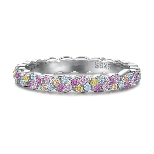 [AuraEcho]Dainty Ebullient Round Cut Daily Ring