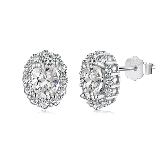 [AuraEcho]Delicate Unique Oval Cut Daily Earrings