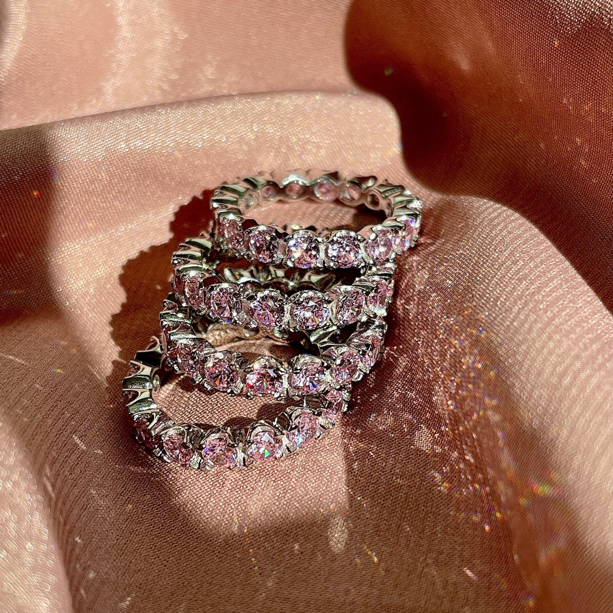 [AuraEcho]Eternity Round Cut Tennis Ring