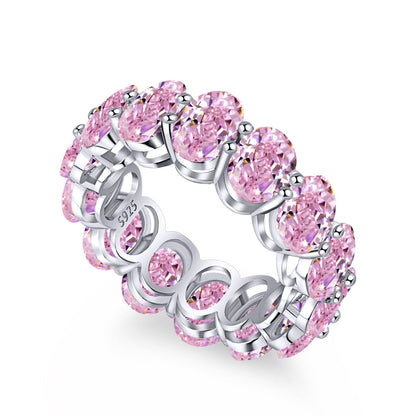 [AuraEcho]Dainty Elongated Cushion Cut Tennis Ring