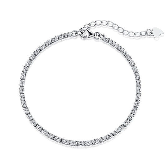 [AuraEcho]Elegant Emerald Cut Daily Bracelet