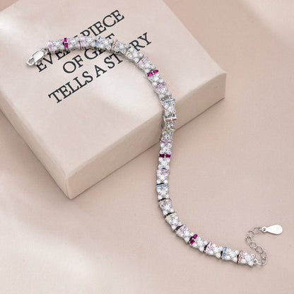 [AuraEcho]Unique Colorful Flower Shape Daily Bracelet