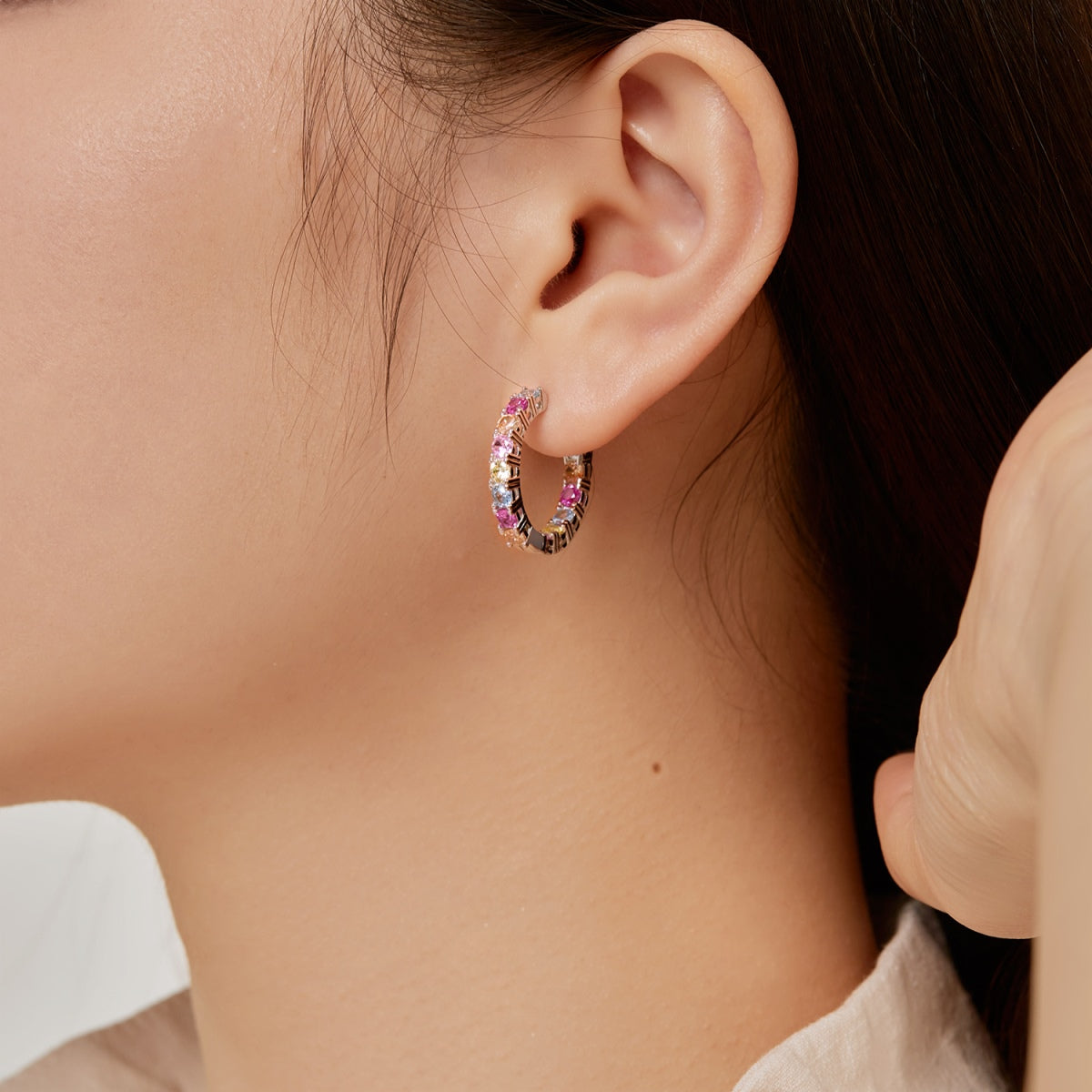 [AuraEcho]Unique Round Cut Daily Earrings