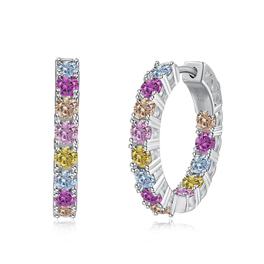 [AuraEcho]Unique Round Cut Daily Earrings