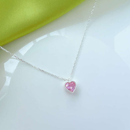 [AuraEcho]Ornate Heart Shape Necklace