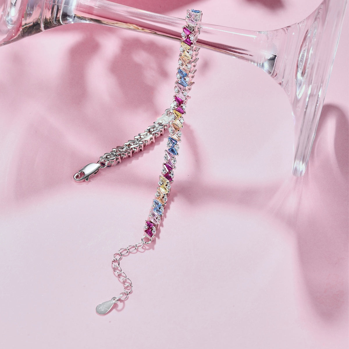 [AuraEcho]Ornate Sparkling Multi Cut Party Bracelet