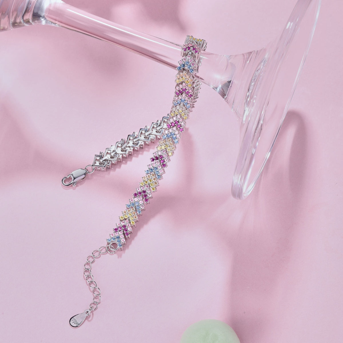 [AuraEcho]Ornate Sparkling Round Cut Party Bracelet