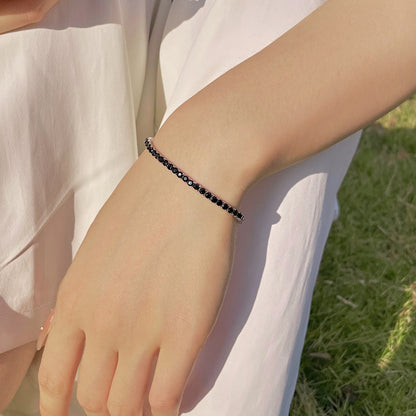 [AuraEcho]Radiant Colorful Round Cut Party Bracelet