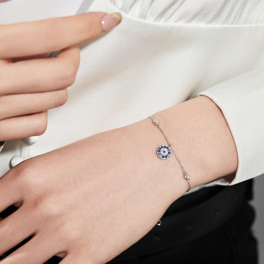 [AuraEcho]Devil's Eye Round Shape Bracelet