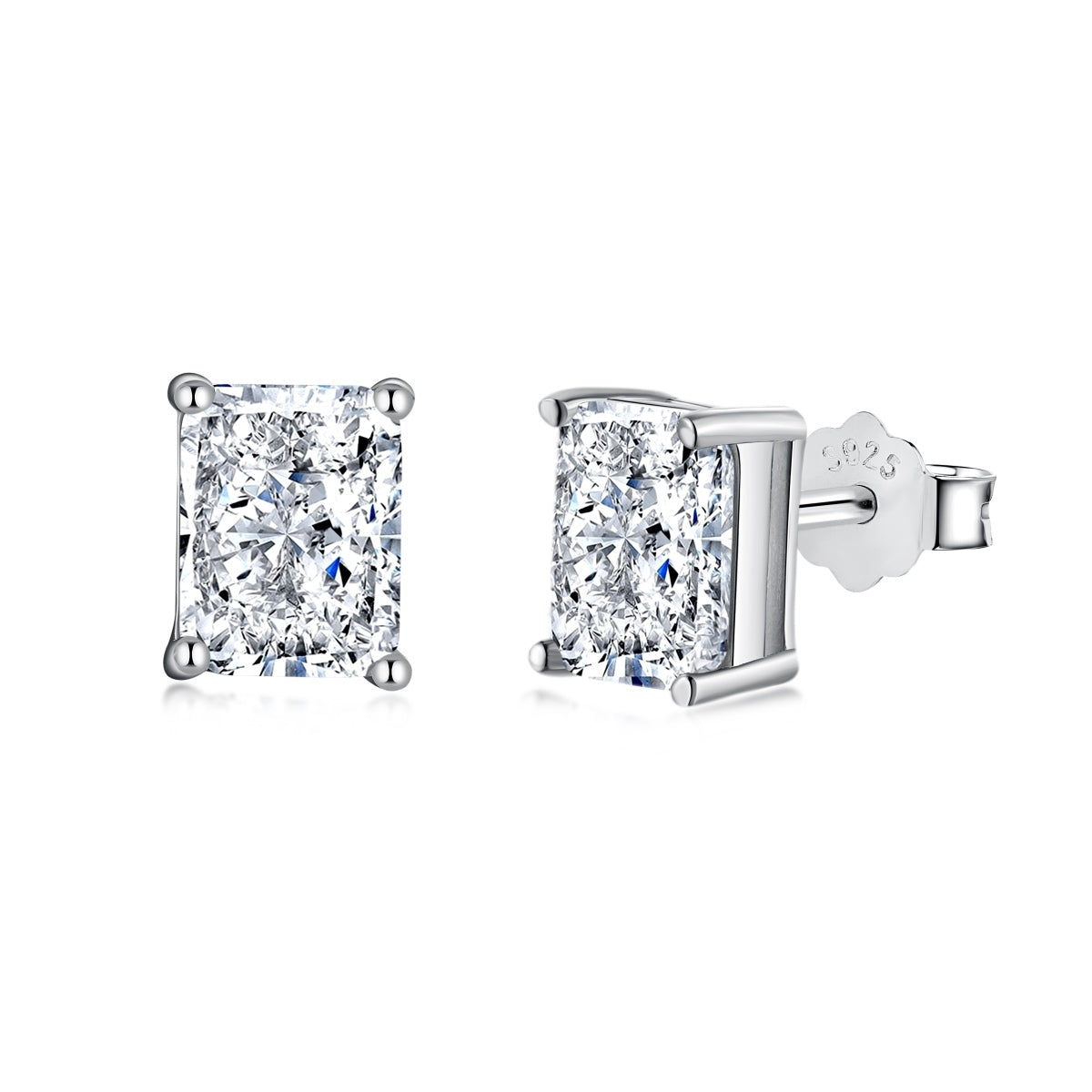 [AuraEcho]Radiant Luxurious Princess Cut Daily Earrings