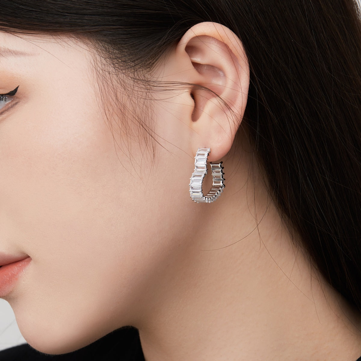 [AuraEcho]Radiant Heart Cutout Earrings