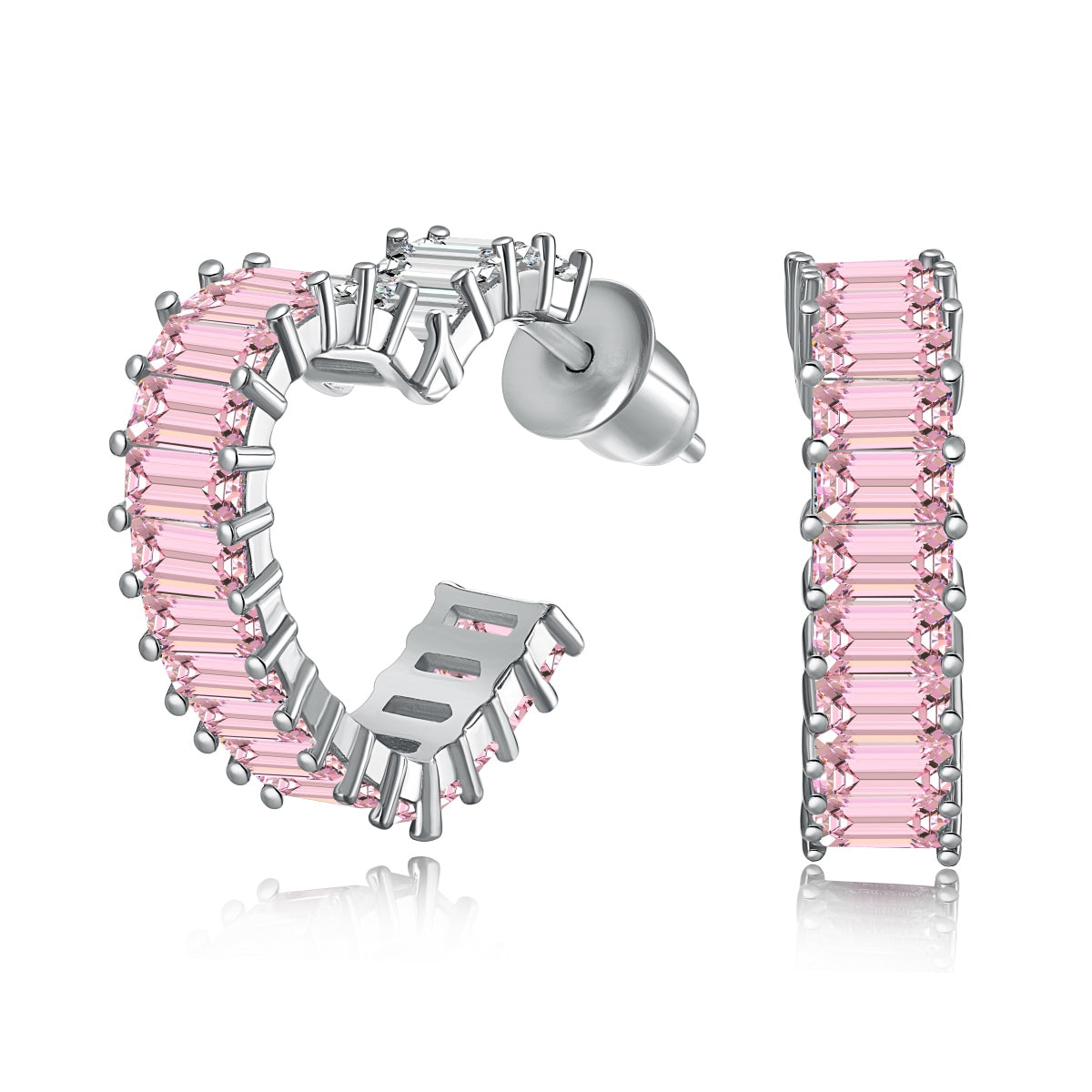 [AuraEcho]Radiant Heart Cutout Earrings