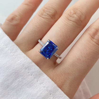 [AuraEcho]4.0 Carat Luxurious Engagement Ring