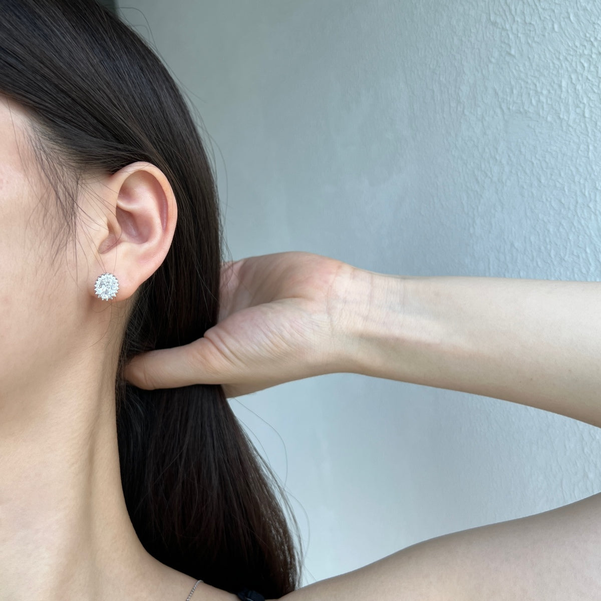 [AuraEcho]Delicate Radiant Oval Cut Daily Earrings