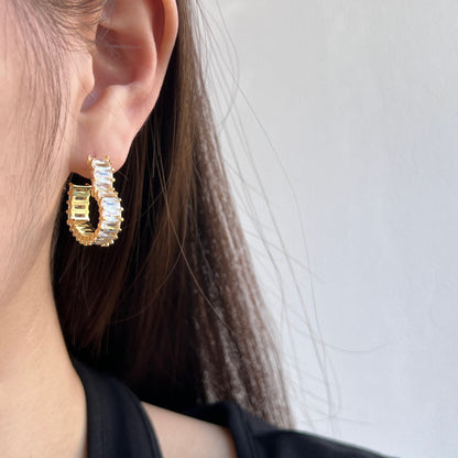 [AuraEcho]Radiant Heart Cutout Earrings