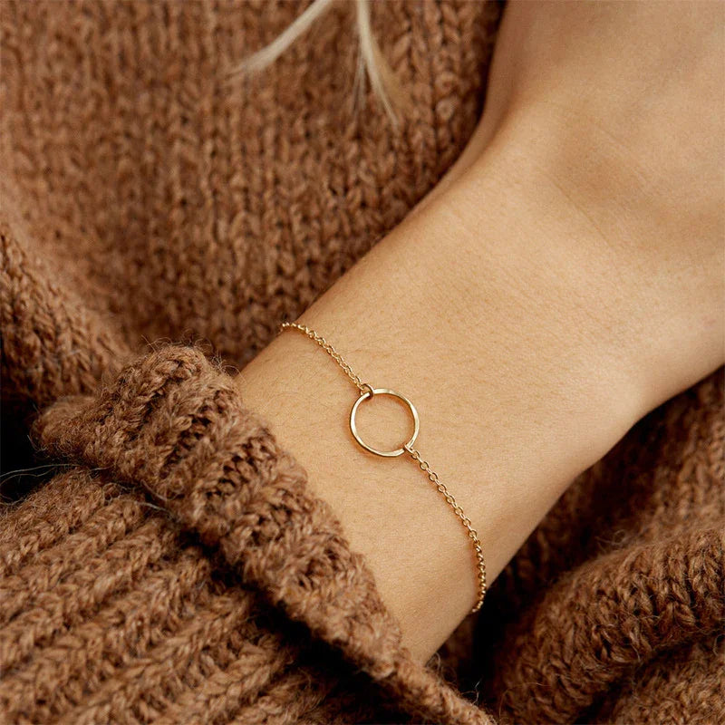 [AuraEcho]Dalia Gold Hoop Bracelet
