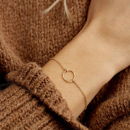 [AuraEcho]Dalia Gold Hoop Bracelet