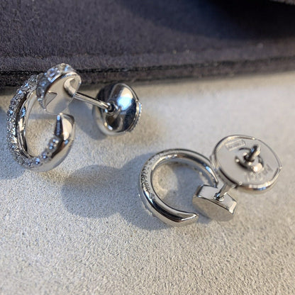 [AuraEcho]JUSTE EARRINGS SILVER DIAMONDS