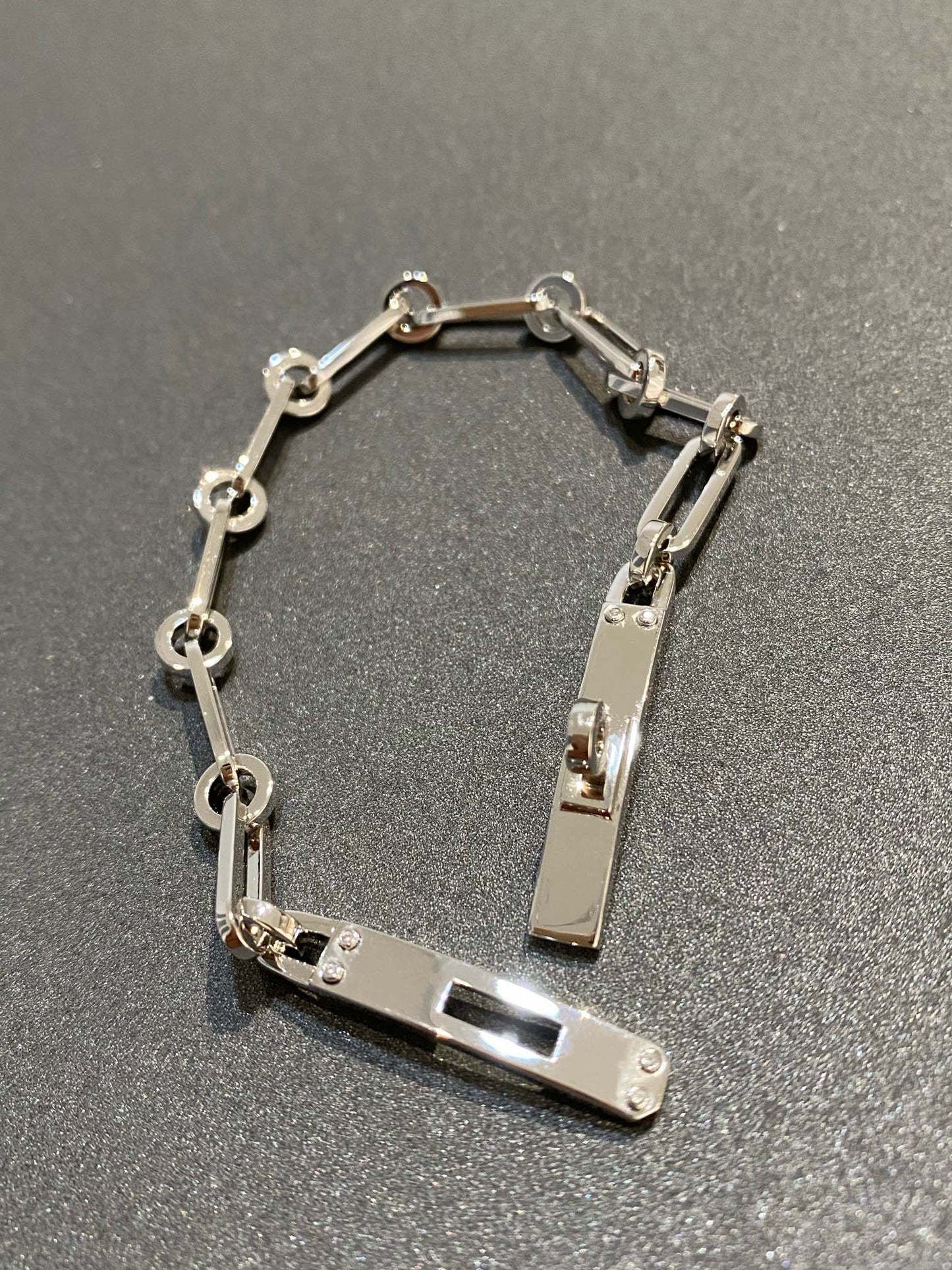 [AuraEcho]CHAINE BRACELET SMALL MODEL DIAMOND