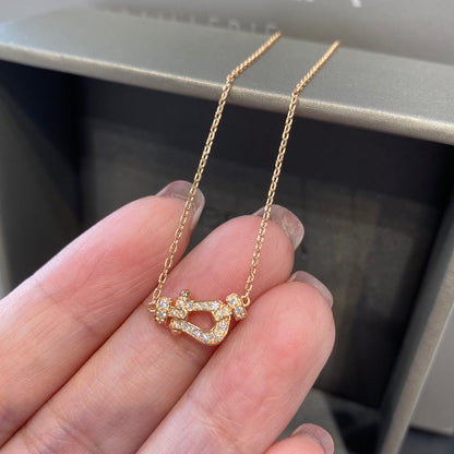 [AuraEcho]FORCE 10 DIAMOND PINK GOLD NECKLACE MINI MODEL