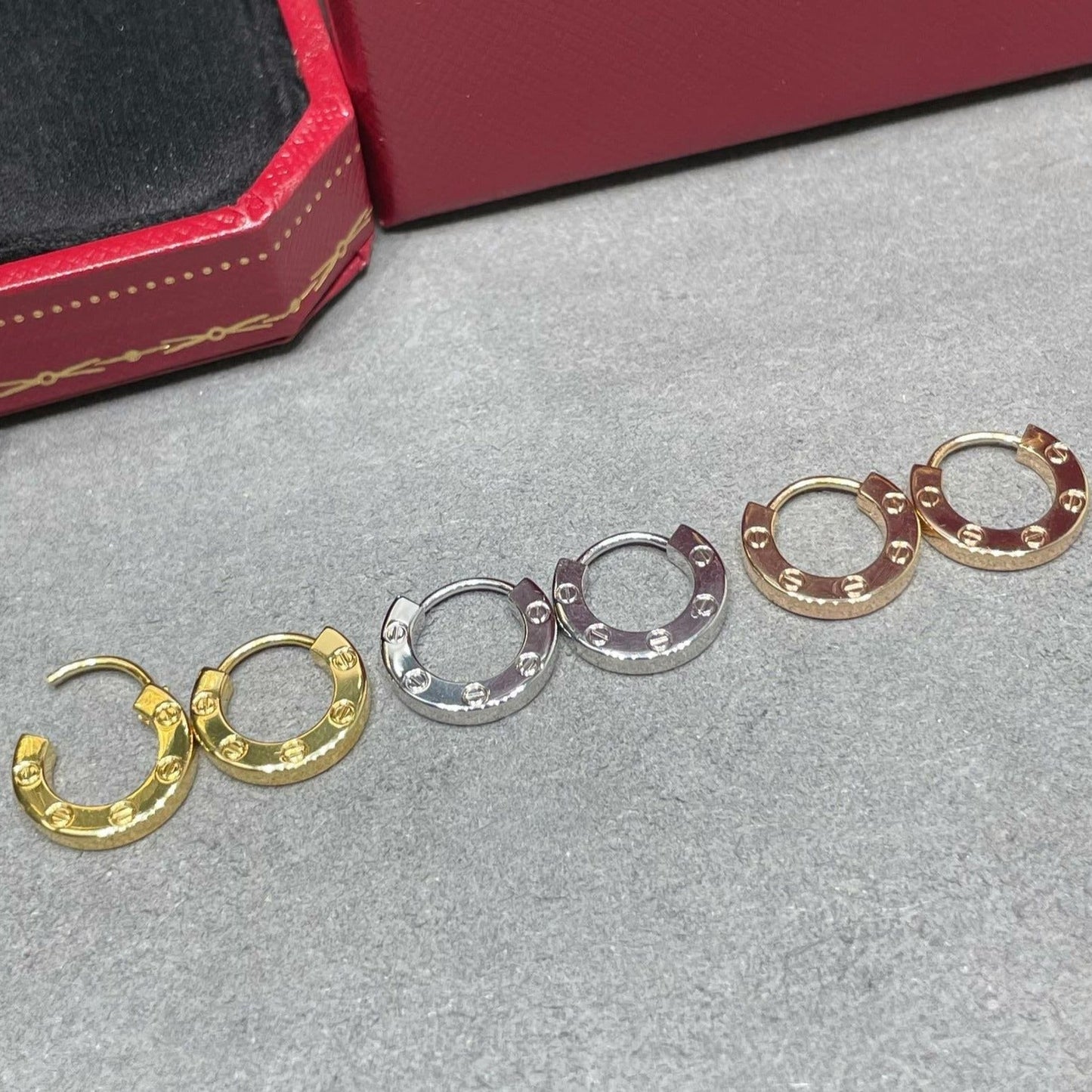 [AuraEcho]LOVE MINI EARRINGS