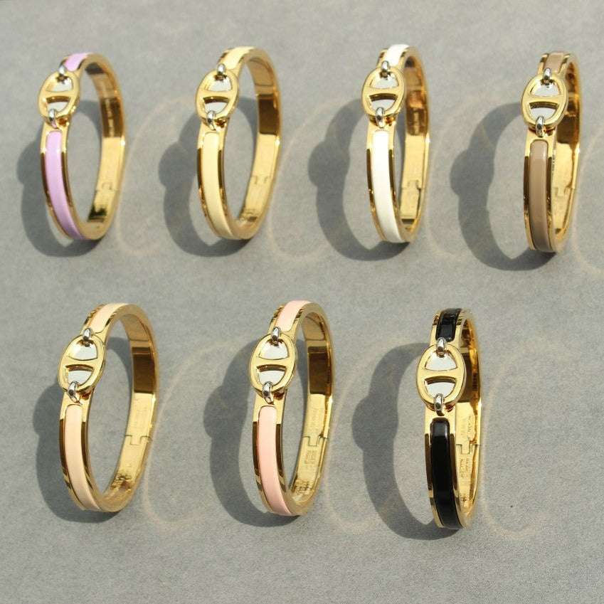 [AuraEcho]CLIC CHAINE GOLD BRACELET