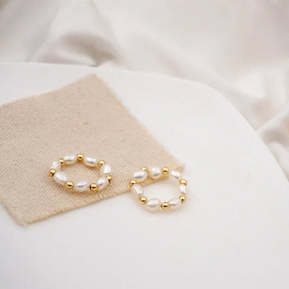 [AuraEcho]Fiji Pearl Band Ring
