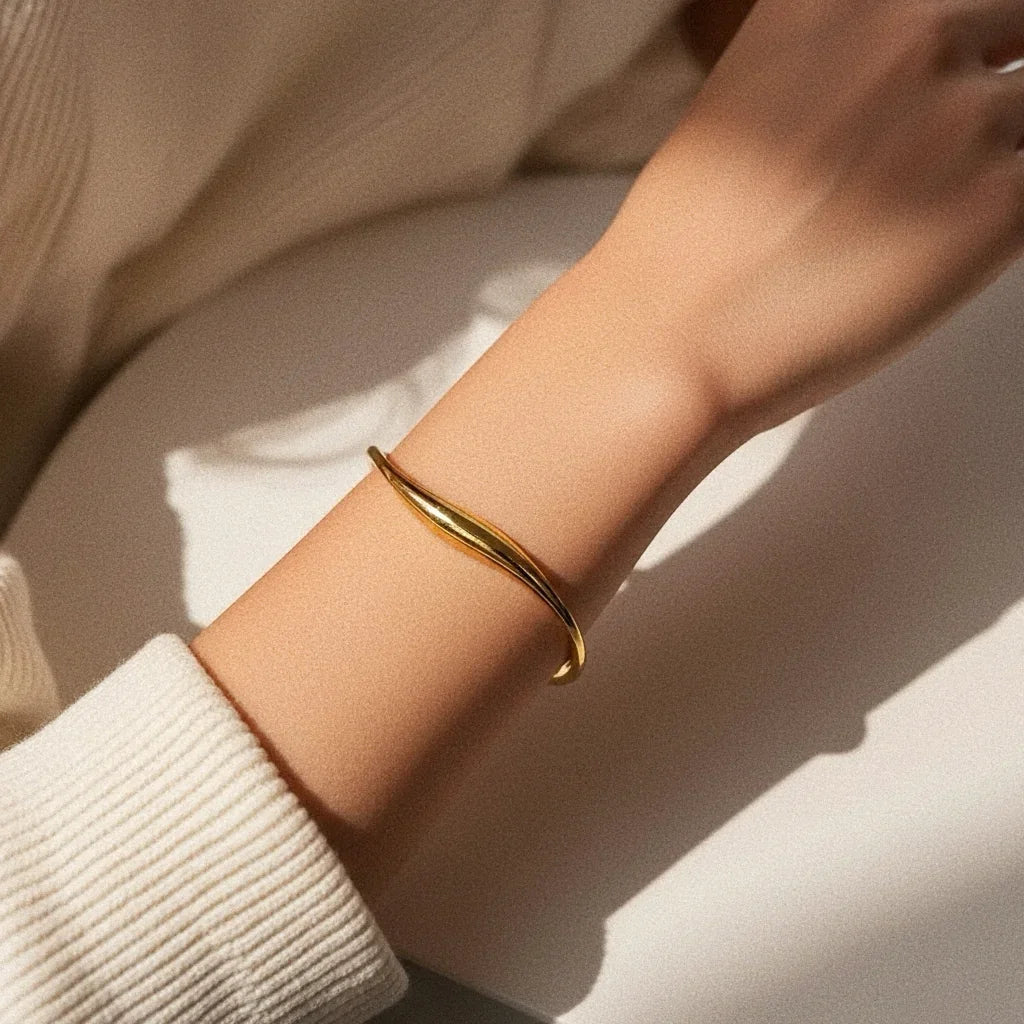 [AuraEcho]Tiffany Gold Bangle