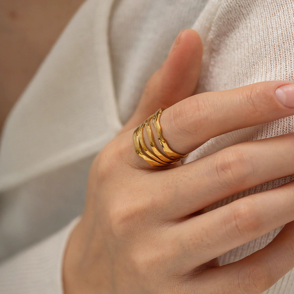 [AuraEcho]Cass Gold Ring