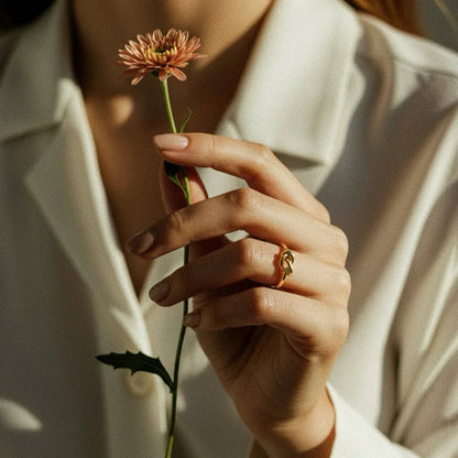 [AuraEcho]Bellara Gold Knot Ring