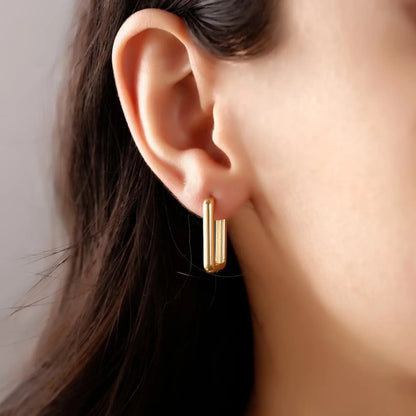 [AuraEcho]Ambrielle Gold U Hoops