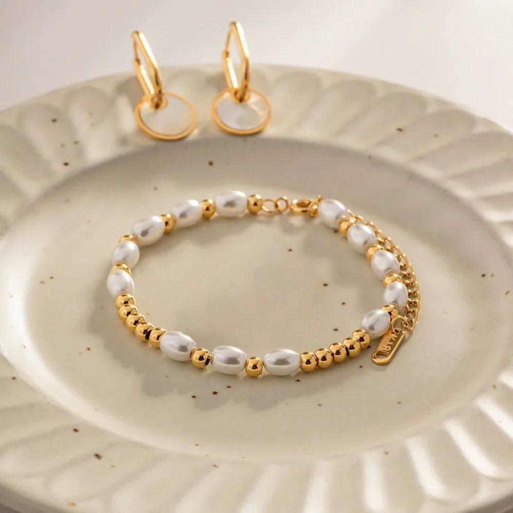 [AuraEcho]Wynn Freshwater Pearl Bracelet