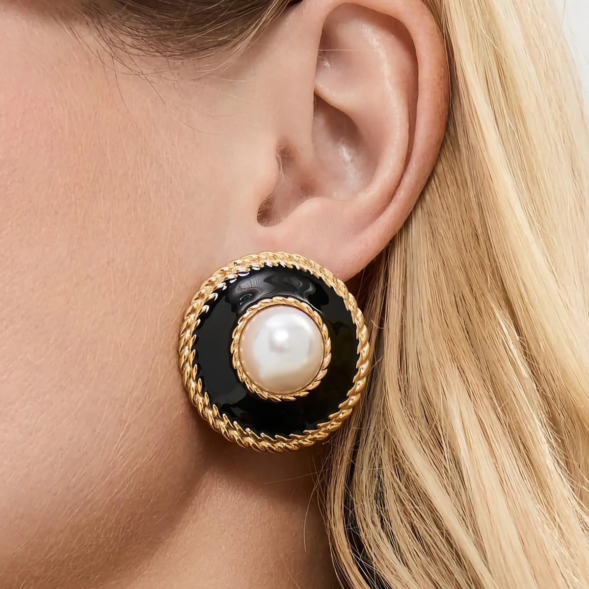 [AuraEcho]Haven Pearl Earrings