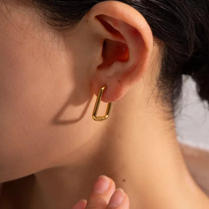 [AuraEcho]Ambrielle Gold U Hoops