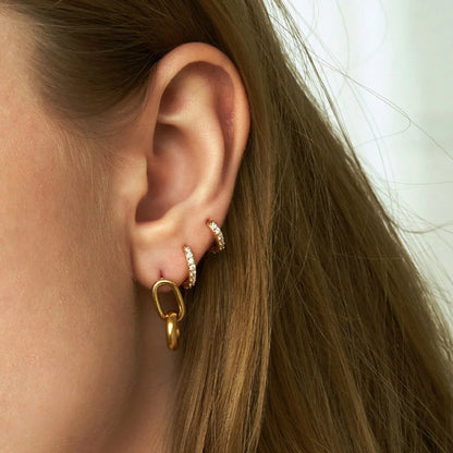 [AuraEcho]Alexandria Huggie Earrings