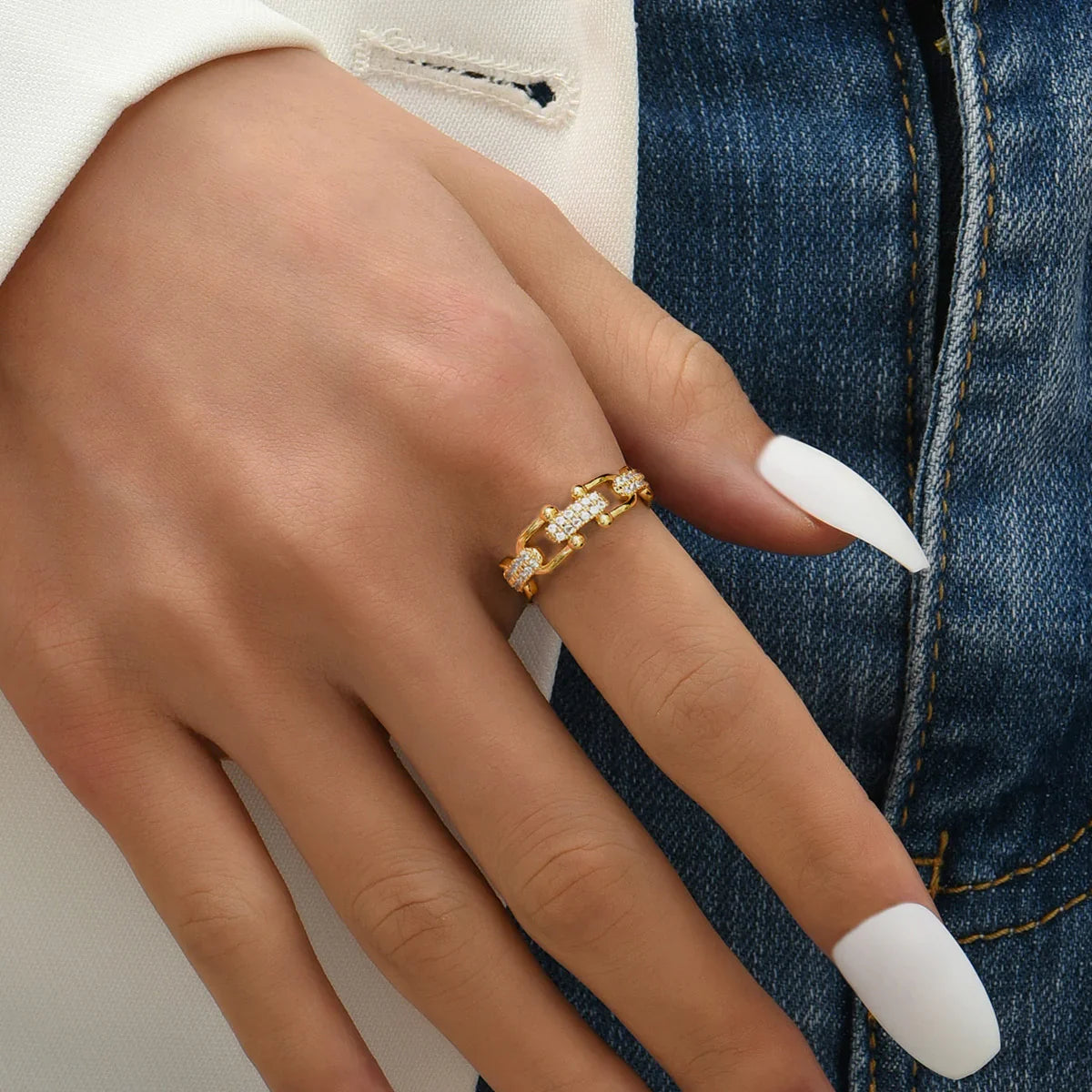 [AuraEcho]Chloe Gold Ring