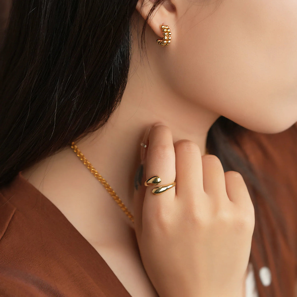 [AuraEcho]Cora Gold Ring