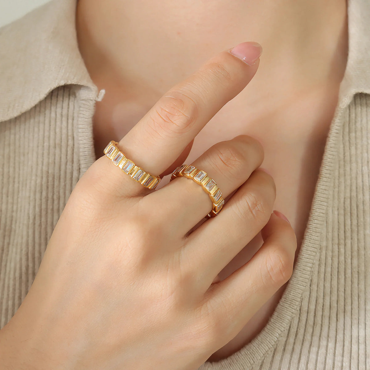 [AuraEcho]Calla Diamond Ring