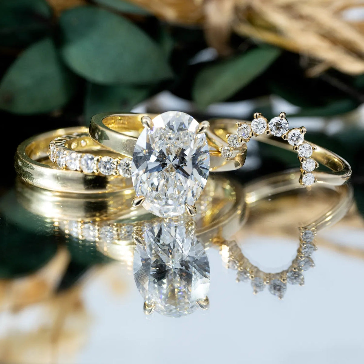 [AuraEcho]4-in-1 Stackable Ring Set