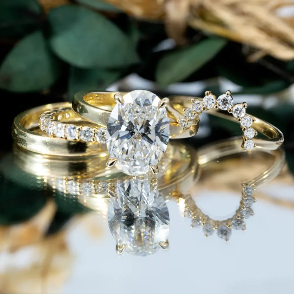 [AuraEcho]4-in-1 Stackable Ring Set