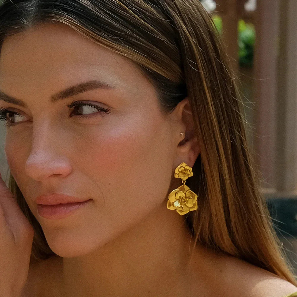 [AuraEcho]Thelma Gold Earrings