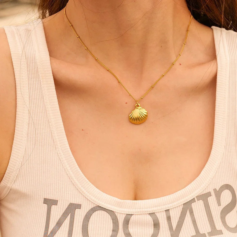 [AuraEcho]Edna Gold Necklace
