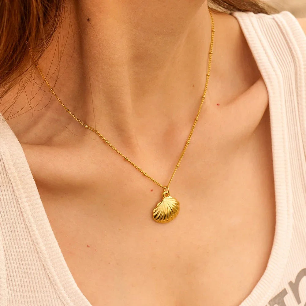 [AuraEcho]Edna Gold Necklace
