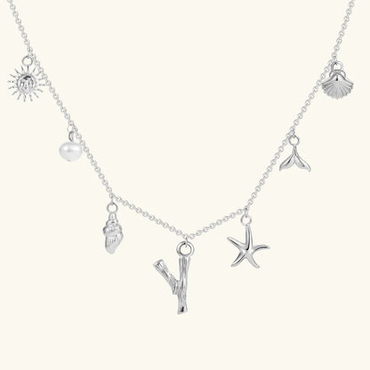 [AuraEcho]Avaria Ocean Initial Necklace