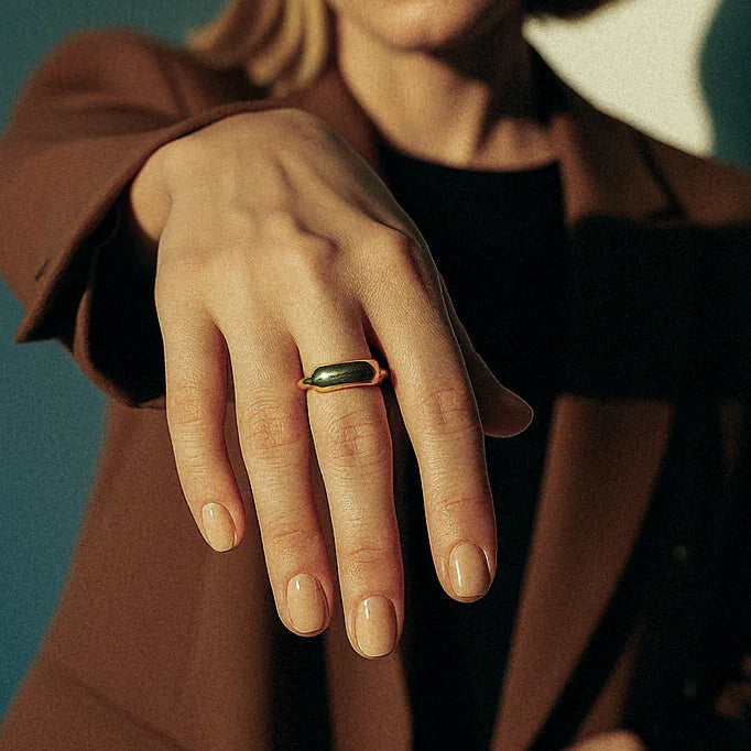 [AuraEcho]Emeline Gold Ring