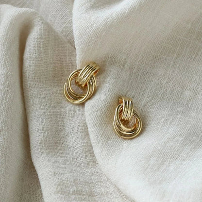 [AuraEcho]Luna Layered Hoop Earrings